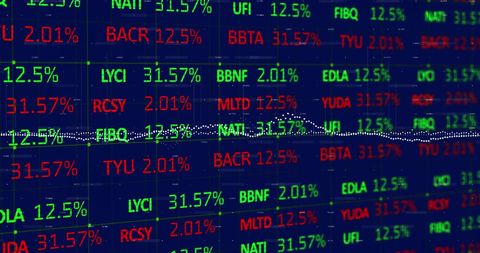 digital stock market display with graphs analysis - Download Free Stock Images Pikwizard.com