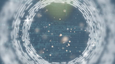 Digital Data Flow with Light Particles in Space