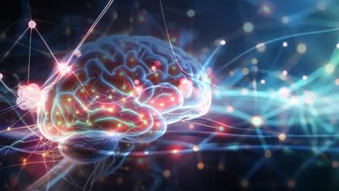 Digital Neural Brain Model with Vibrant Connectivity Visualization