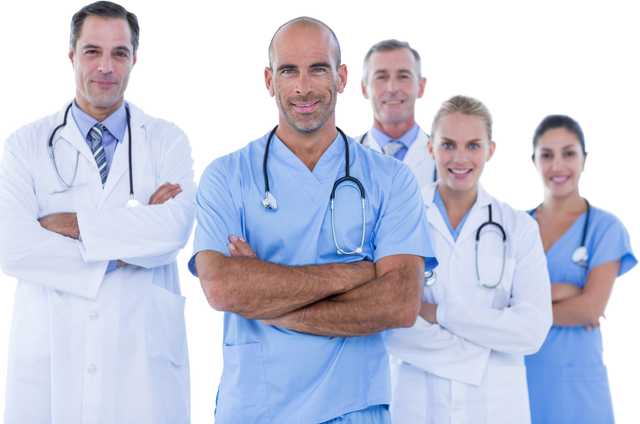 Confident Medical Team with Transparent Background Process New Patients - Download Free Stock Videos Pikwizard.com