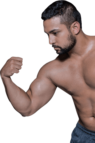 Strong Bodybuilder Flexing Muscles on Transparent Background - Download Free Stock Videos Pikwizard.com