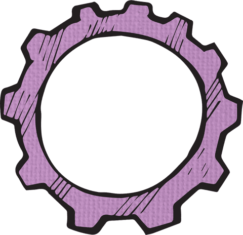 transparent purple gear icon illustration - Download Free Stock Videos Pikwizard.com