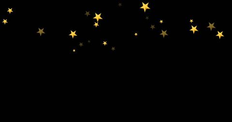Gold Christmas Stars on Black Backdrop - Download Free Stock Images Pikwizard.com