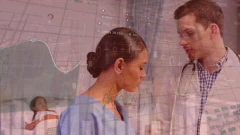 Data-Driven Healthcare Professionals Analyzing Patient Charts