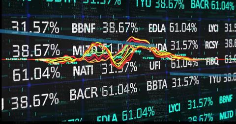 global financial market trends with digital data streams - Download Free Stock Images Pikwizard.com