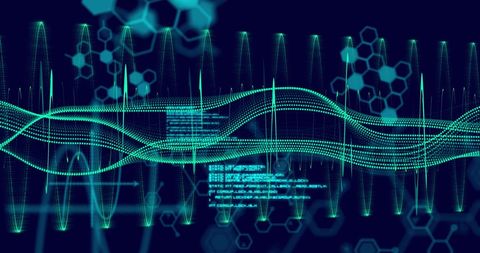 Futuristic Data Processing Abstract Background - Download Free Stock Images Pikwizard.com