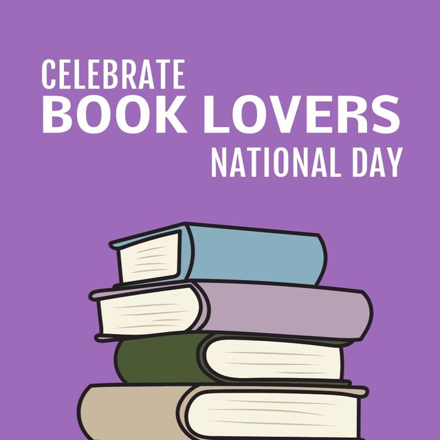 Perfect for promoting National Book Lovers Day events or book-related celebrations. Suitable for libraries, book clubs, or educational institutions to encourage reading and appreciation of books.