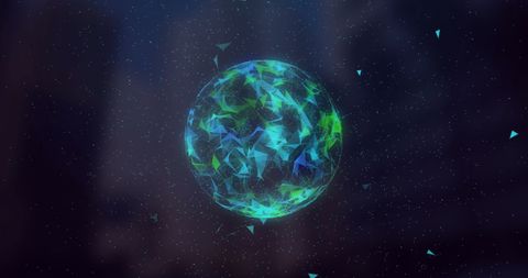 Abstract Digital Globe with Network Connections Concept - Download Free Stock Images Pikwizard.com