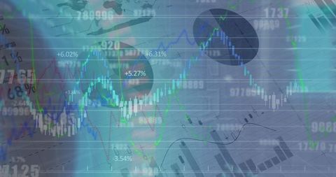 Abstract Digital Interface with Financial Data and Analytics - Download Free Stock Images Pikwizard.com
