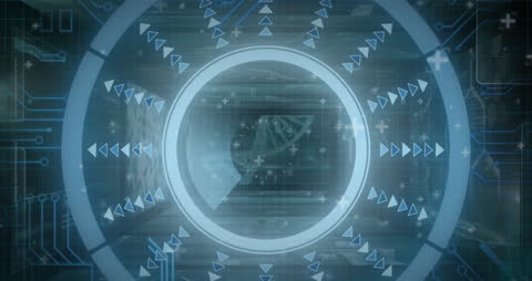 High-Tech Graphical Interface with Scanning and Data Elements