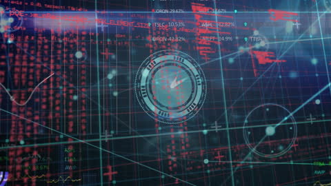 Animated Financial Visualization with Clock Overlay