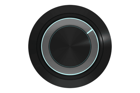 high-tech black volume button on transparent background illustration - Download Free Stock Videos Pikwizard.com