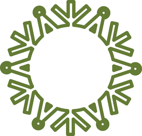 Green Snowflake Illustration Transparent Background with Copy Space - Download Free Stock Videos Pikwizard.com