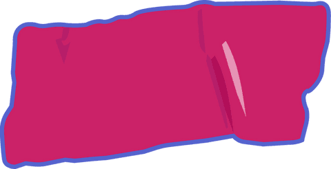 transparent abstract pink form with blue outline on canvas - Download Free Stock Videos Pikwizard.com