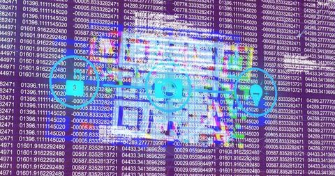 Digital Circuit Networking Overlaid with Data Visualization - Download Free Stock Images Pikwizard.com