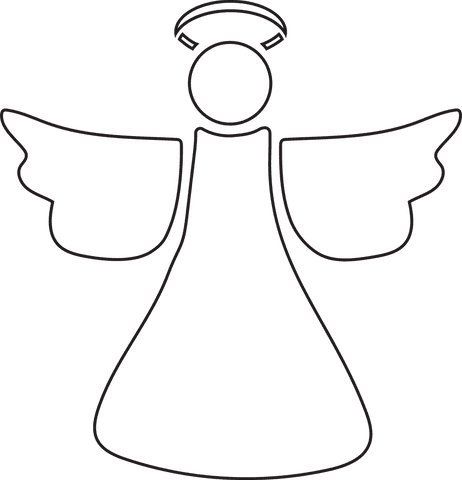 minimalist angel symbol with halo on transparent background - Download Free Stock Videos Pikwizard.com