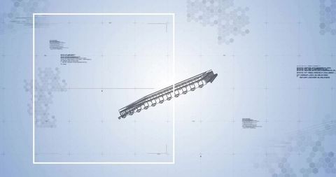 Digital railcar schematic on high-tech interface