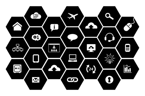 Transparent Digital Icons Set on Black Background - Download Free Stock Videos Pikwizard.com