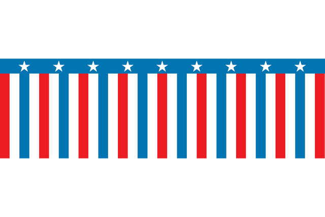 Patriotic Stars and Stripes Vector on Transparent Background - Download Free Stock Videos Pikwizard.com