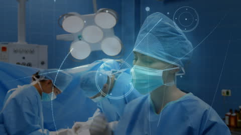 Futuristic Surgery with Network Connections Overlay