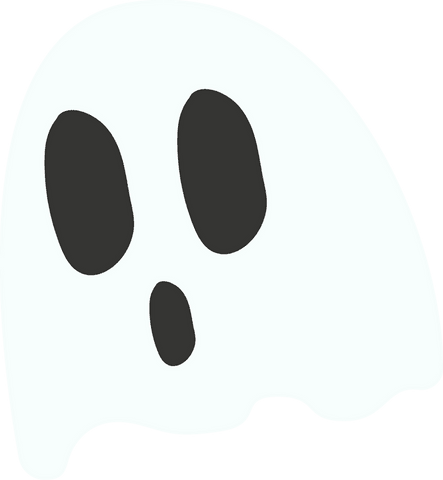whimsical ghost character floating on transparent background - Download Free Stock Videos Pikwizard.com