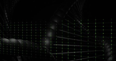 digital dna strand with cardiograph display in deep tech design - Download Free Stock Images Pikwizard.com