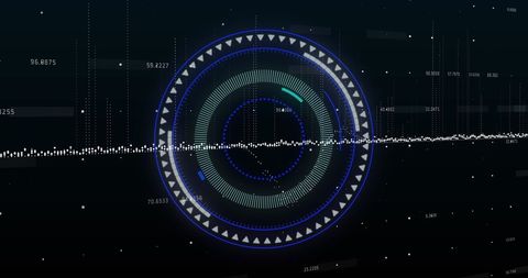 Digital Scope Scanning with Financial Data Streams - Download Free Stock Images Pikwizard.com