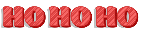 Transparent Red Striped 'Ho Ho Ho' Text on White Background - Download Free Stock Videos Pikwizard.com