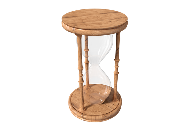 Transparent Hourglass with Wooden Frame Isolated Vector Illustration - Download Free Stock Videos Pikwizard.com