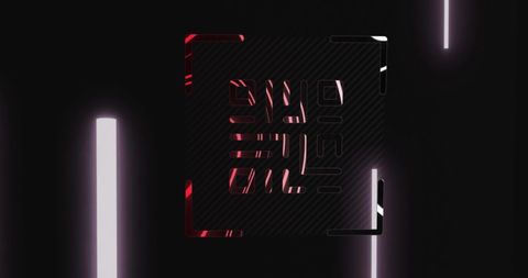 Digital QR Code with Neon Light Accents on Black Canvas - Download Free Stock Images Pikwizard.com