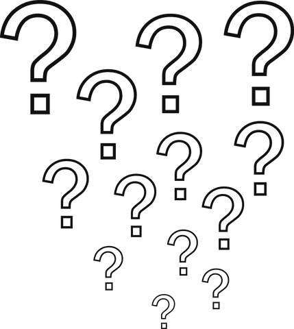 Transparent Curved Pattern of Question Marks on Clear Background - Download Free Stock Videos Pikwizard.com
