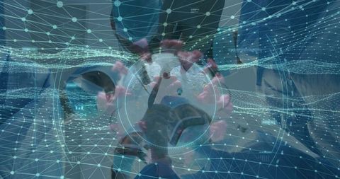 Holographic Coronavirus Visualization in Modern Laboratory - Download Free Stock Images Pikwizard.com