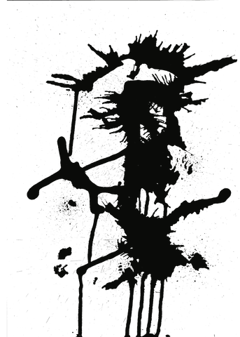 Creative Abstract Shape on Transparent Background Illustration