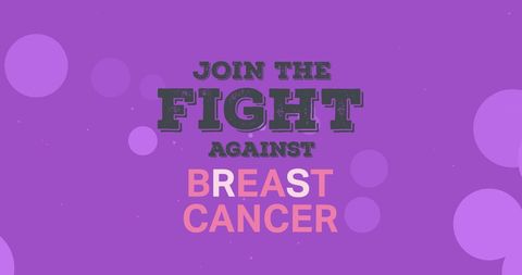 Breast Cancer Awareness Campaign Purple Background - Download Free Stock Images Pikwizard.com