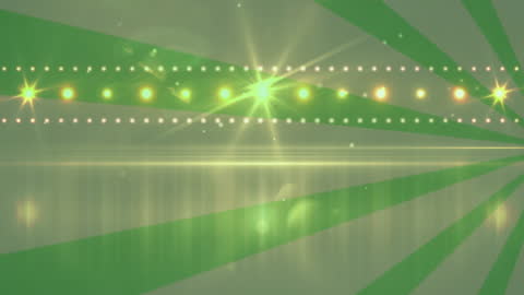Dynamic Green Digital Light Animation for Parties and Concerts