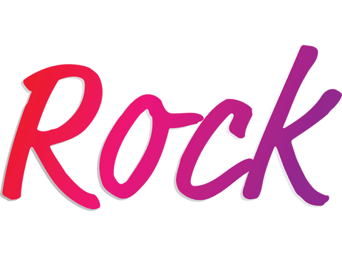 gradient rock text on transparent background for music designs - Download Free Stock Videos Pikwizard.com