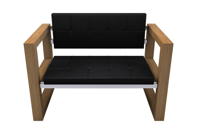 Transparent Background Minimalist Black Armchair Illustration - Download Free Stock Videos Pikwizard.com