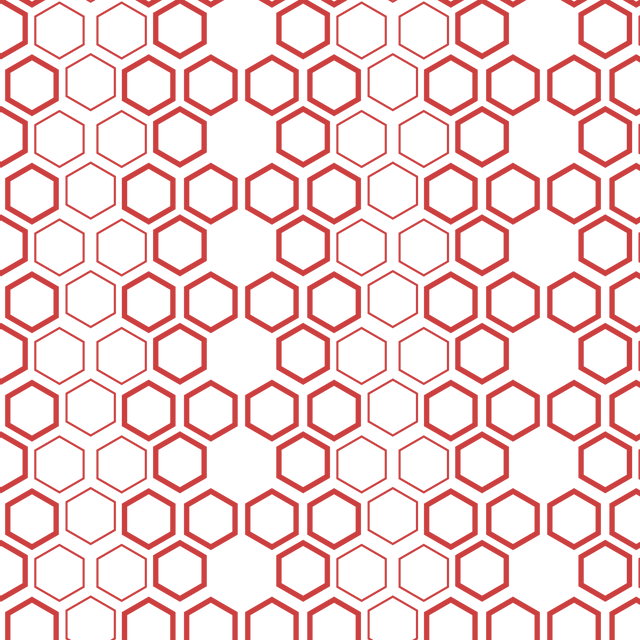 Seamless Red Hexagon Pattern on Transparent Background - Download Free Stock Videos Pikwizard.com