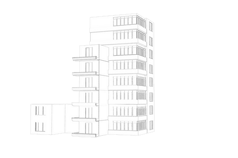 transparent illustration of multi-story white apartment building - Download Free Stock Videos Pikwizard.com