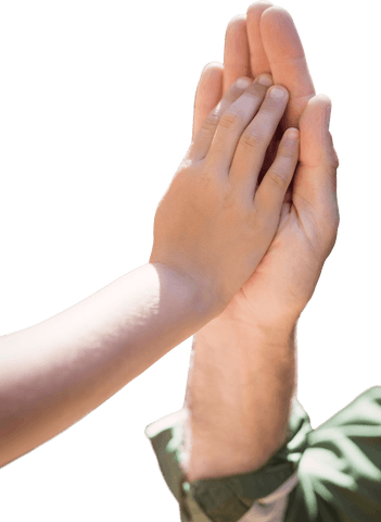 transparent high five in celebration gesture - Download Free Stock Videos Pikwizard.com