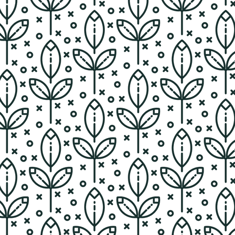Minimal Flower Pattern with Cross and Dot on Transparent Background - Download Free Stock Videos Pikwizard.com