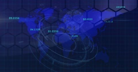 global data network visualizing real-time statistics - Download Free Stock Images Pikwizard.com
