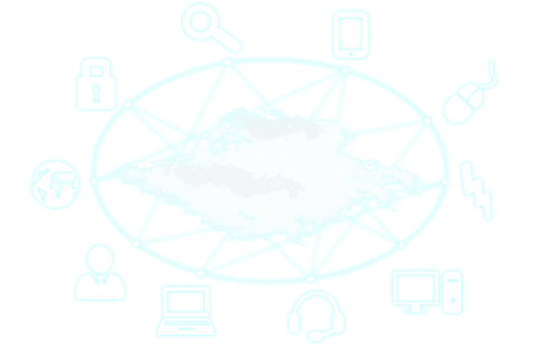 Digital Cloud with Communication Icons on Transparent Background - Download Free Stock Videos Pikwizard.com