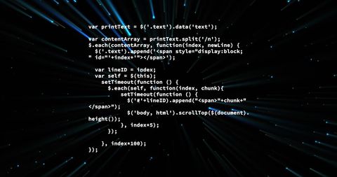 Futuristic Coding with Abstract Light Trails - Download Free Stock Images Pikwizard.com