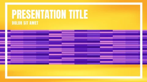 energetic purple bar pattern presentation template - Download Free Stock Templates Pikwizard.com