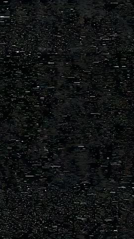 Vertical Glitch Noise Loop with Flickering Static and Shifting Speckles for Modern Media