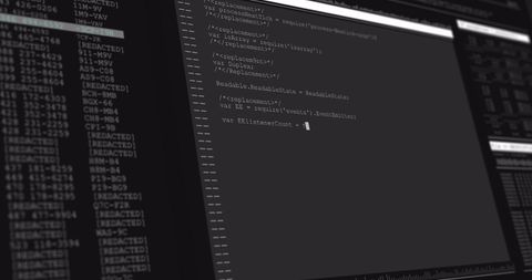 Data Processing and Coding on Grey Computer Screens - Download Free Stock Images Pikwizard.com