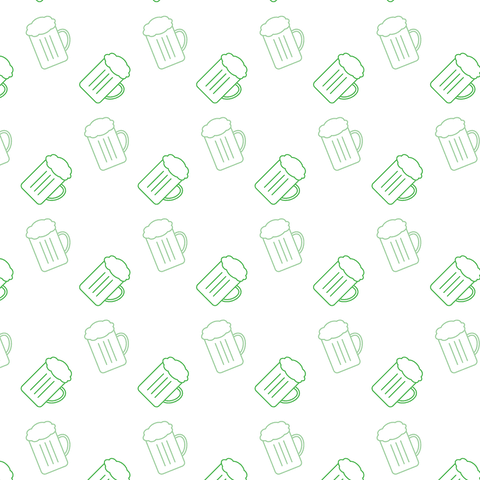 Seamless Green Mug Pattern on Transparent Background for Decor - Download Free Stock Videos Pikwizard.com