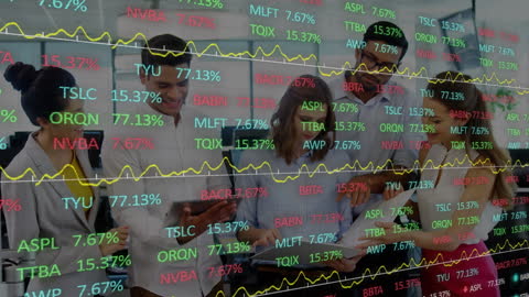 Financial Data Analysis with Diverse Business Team Overlays