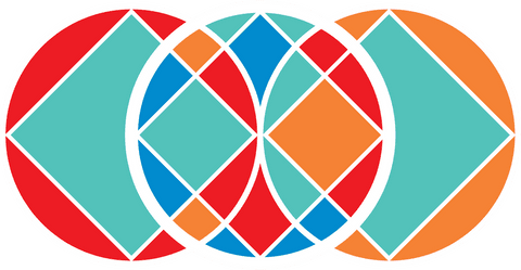 colorful overlapping transparent shapes illustration - Download Free Stock Videos Pikwizard.com